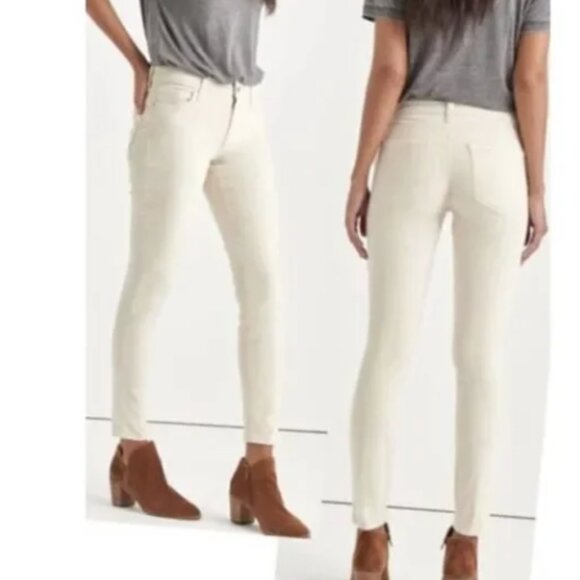 Lucky Brand Sofia Skinny Corduroy Pants Size 6/28 - Picture 1 of 10